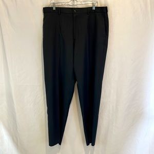 PGA TOUR black adjustable waist flat front pant- 38x30